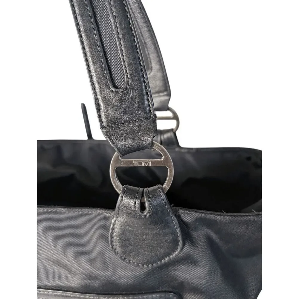 TUMI Ballistic Nylon/Leather Tote